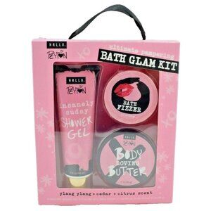 Ultimate Pampering Bath Glam Kit New 3 Piece Gift Set Hallu Escape by Peyton
